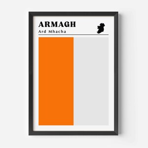 thumbnail image 2 of Orange & White Chequered Flag - Flags Ireland Prospect Design 2 of 13