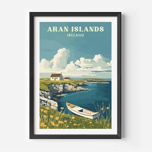 Aran Islands Print: Ireland Travel Poster