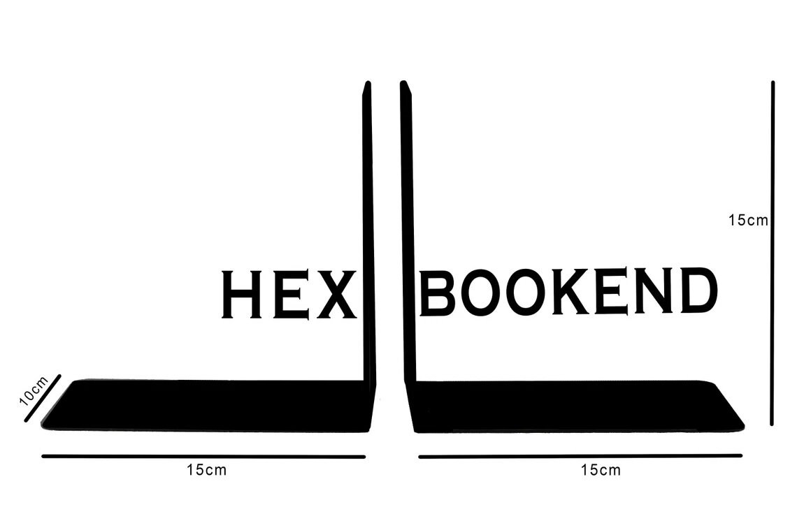 Music Bookend, Metal Book Holder, Decorative Bookends, Treble Key, Bass