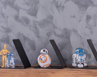 R2-D2 メタルブックエンド：スターウォーズ ロボットブックホルダー