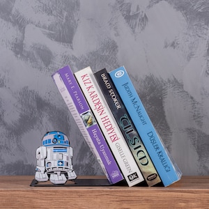 R2-D2 Metal Bookend: Star Wars Robot Book Holder - Etsy