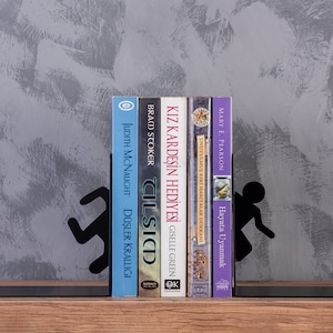 Portal Wizard Bookend Metal Book Holder, Magical Bookends, Christmas Gift, Metal Decor, Transportation, Bookrest, Bookworm Gift, Gateway