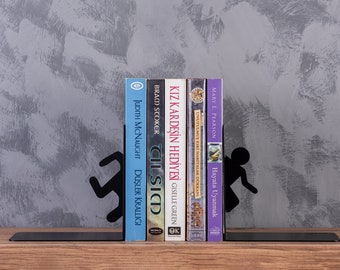 Portal Wizard Bookend Metal Book Holder, Magical Bookends, Decorative Bookends, Metal Decor, Gift For Magic Lovers, Bookrest, Bookworm Gift