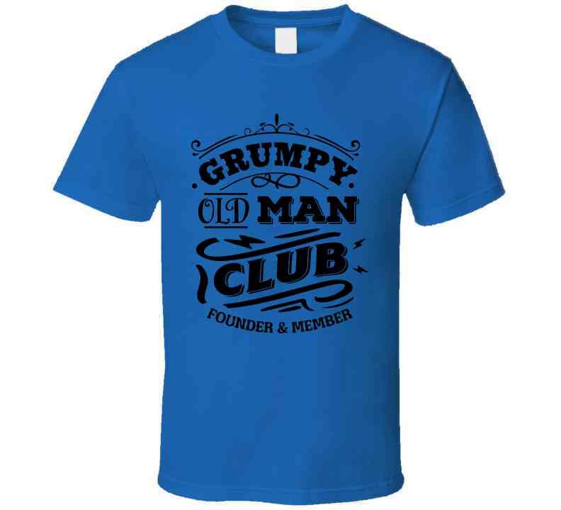 Grumpy Old Man Club Tee Funny Novelty Birthday T Shirt - Etsy