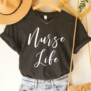 Nurse Life Shirt Registered Nurse Shirt Nurse Week Shirt Nursing School Nursing Shirt for Women