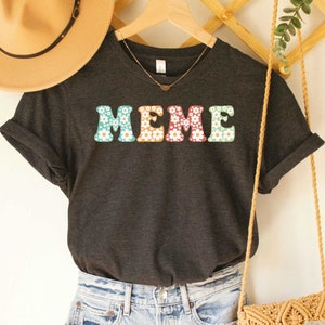 Meme Shirt Grandma Shirt from Grandkids Meme Life Shirt Mother&#39;s Day Shirt