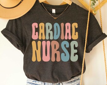 Cardiac Nurse Shirt Cardiovascular Nurse Shirt Cardiology Nursing School Grad Cardiac Care Nurse Shirt