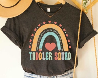 Toddler Squad Shirt Toddler Teacher Gift Early Childhood Education Shirt Daycare Teacher Gifts