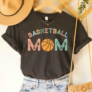 Basketball Mom Shirt Mothers Day Shirt Mom Life Shirt Cute Basketball Mama Tshirt for Gameday Mom Gift