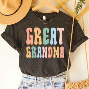 Great Grandma Shirt Promoted to Great Grandma Shirt Mothers Day Gift for Great Grandma New Great Grandma Shirt