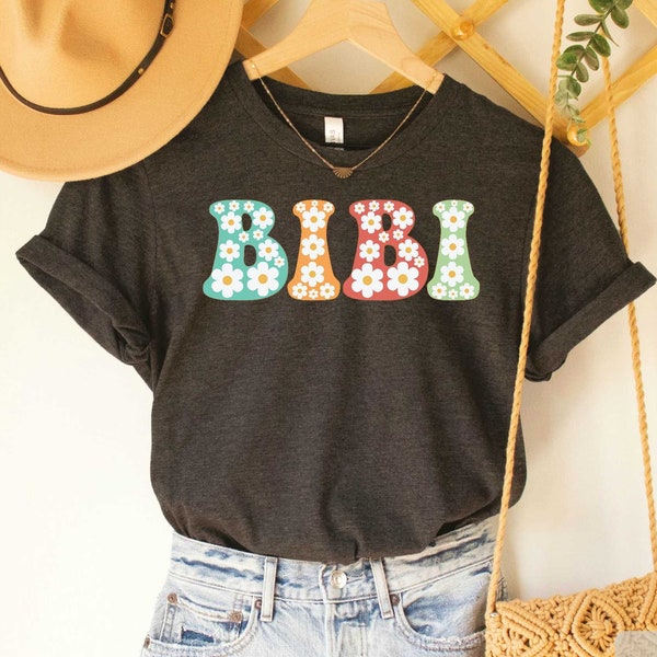 Bibi Shirt for Grandma Christmas or Pregnancy Reveal Gift From Grandkids New Bibi Shirt