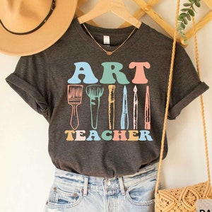 Art Teacher Shirt Art Lover Gift For TeacherArt Teacher School Artist Shirt