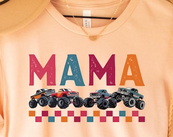 Mama Monster Truck Shirt: Racing Mom Gift