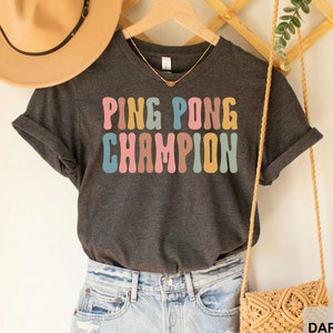 Ping Pong Dad Shirt Table Tennis Player Dad T-shirt Father&#39;s Day Gift for Ping Pong PlayingTable Tennis Dad Shirt