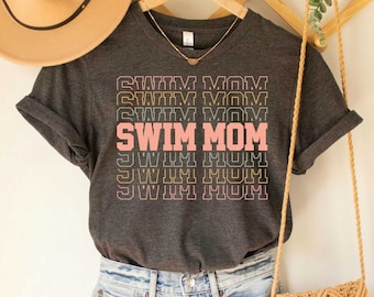 Swim Mom Life Shirt Sports Mom Swimmer Gift Mom Life Shirt Swim Team Swimmer Shirt