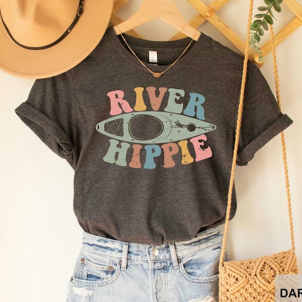 River Hippie Shirt Canoe Hippie Apparel Summer Kayaking Shirt Hippie Life Outfit River RaftingShirt