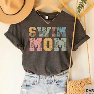 Swim Mom Shirt Womens Swim T-Shirt Sports Mom Shirt Gift for Mom Funny Mom T-shirt Mom Life