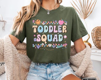 Childcare Provider Shirt Toddler Squad Shirt Baby Room Worker Shirt Daycare Teacher Gift Toddler Teacher Shirt