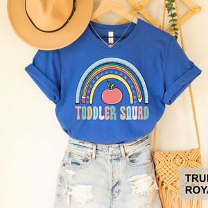 Toddler Squad Shirt Toddler Teacher Gift Early Childhood Education Shirt Daycare Teacher Gifts image 9