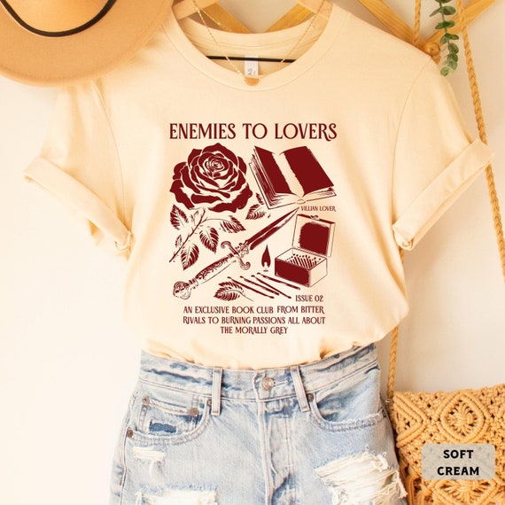 Romantasy Shirt Enemies to Lovers Book Club Shirt Spicy Book Merch Shirt Dark Romance Shirt
