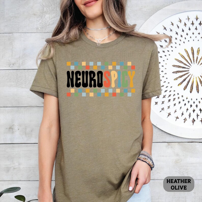 Neurodivergent Shirt Neurospicy Shirt ADHD Shirt Autism Acceptance Shirt Neurodiversity Shirt image 16