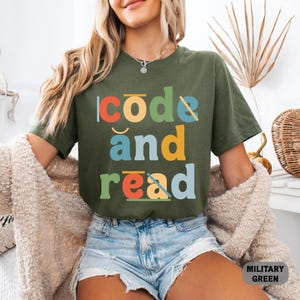 Dyslexia Therapist Shirt Code and Read Shirt Reading Teacher Shirt Dyslexia Shirt