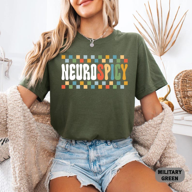 Neurodivergent Shirt Neurospicy Shirt ADHD Shirt Autism Acceptance Shirt Neurodiversity Shirt image 1