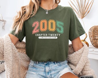 20 Years Old Birthday Shirt Chapter Twenty Limited Edition Shirt Women's Twenty Birthday Gift 20th Birthday Shirt