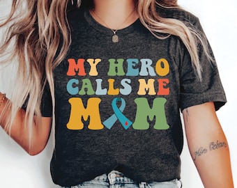 Diabetes Shirt My Hero Calls Me Mom Shirt T1D Awareness Shirt Type 1 Diabetes Gift