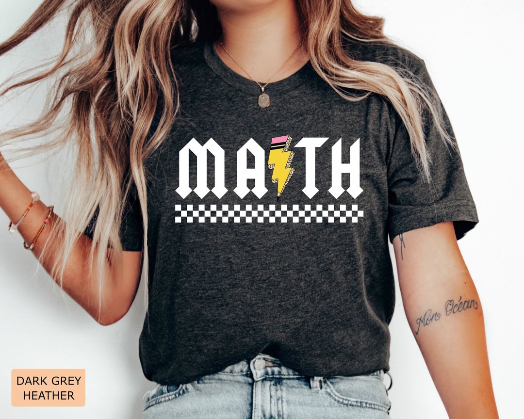 Math Sleeve Retro Math Shirt Math Teacher Shirt Mathematics Shirt Gift for Math ...
