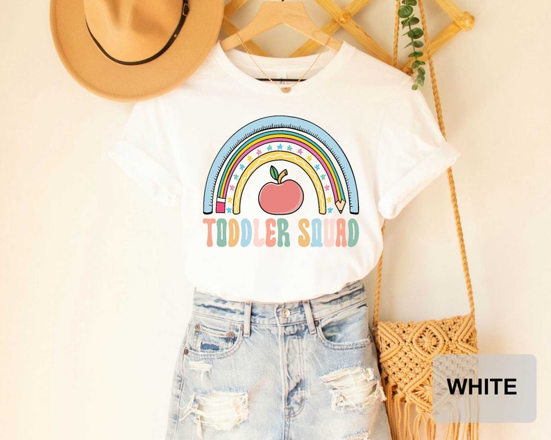 Toddler Squad Shirt Toddler Teacher Gift Early Childhood Education Shirt Daycare Teacher Gifts image 3