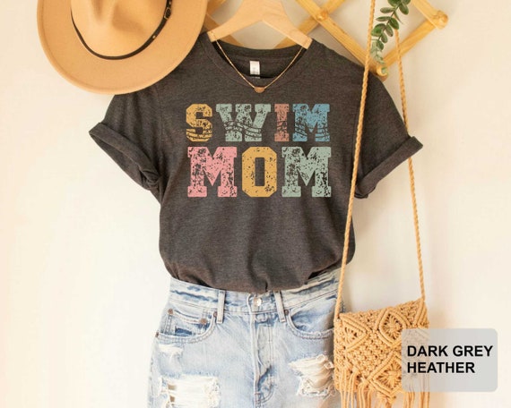 Swim Mom Shirt Womens Swimming T-ShirtGift for Mama