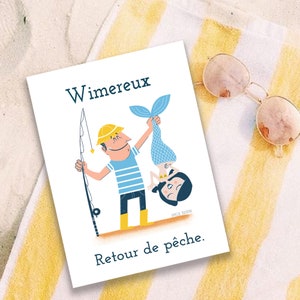 Carte Wimereux, retour de pêche