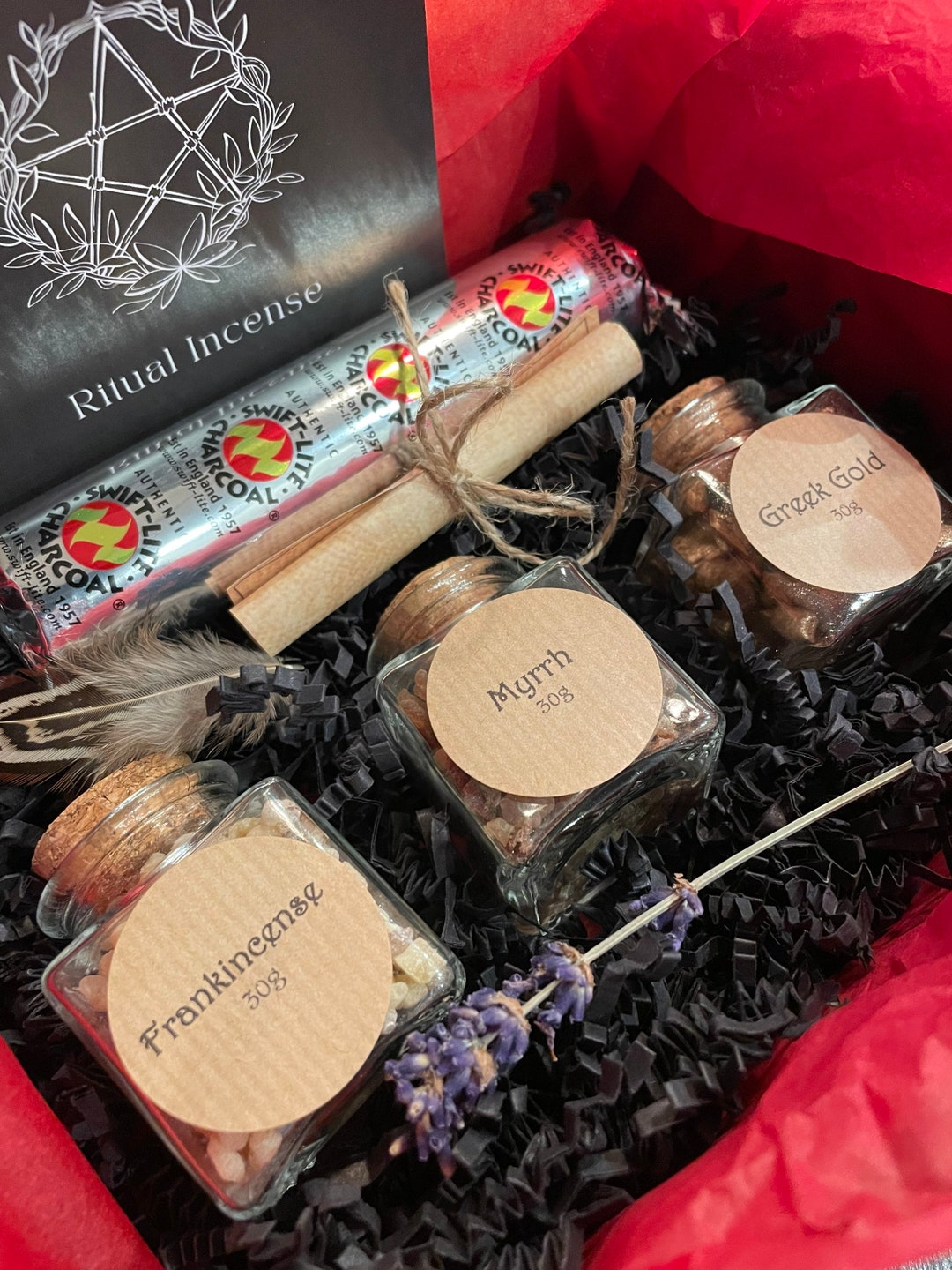 Three Kings Incense Starter Kit // Frankincense // Myrrh // Greek Gold