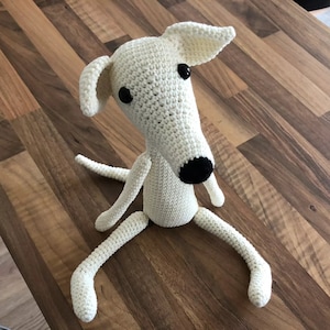 Cane all&#39;uncinetto, levriero all&#39;uncinetto, cane personalizzato, saluki all&#39;uncinetto, levriero personalizzato, whippet personalizzato