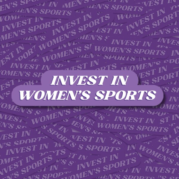 Invest In Women’s Sports Sticker | Sports Fan Stickers for Fangirls