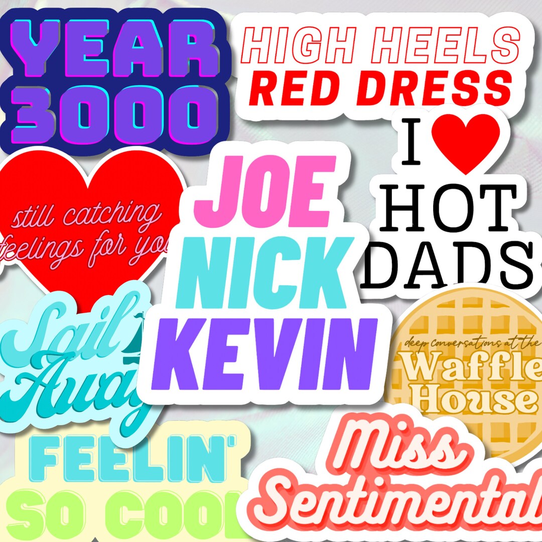 Jonas Brothers Sticker Bundle Fangirl Sticker for Laptops - Etsy