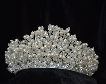 Luxury Wedding Crown handmade bridal tiara