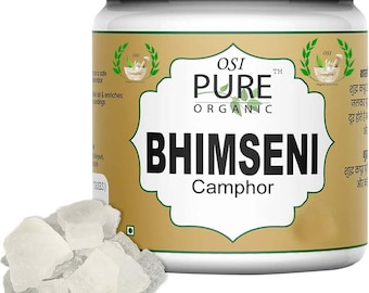 Bhimseni Camphor, Pure Original Bhimseni Camphor for Pooja, Bhimseni kapoor camphor tablet for religios purify atmosphere positive energy