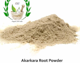 Raíz de Akarkara orgánica, polvo de raíces de Akarkara, polvo de raíz de Pellitory, polvo de piretro de Anacyclus, polvo de hierbas naturales de Akarkara y enteros