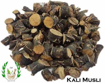Black Musli, Kali Musli, Musli Kali, Curculigo orchioides, Curculigo Orchiodes Gaertn, 100% Pure and Natural Whole and powder