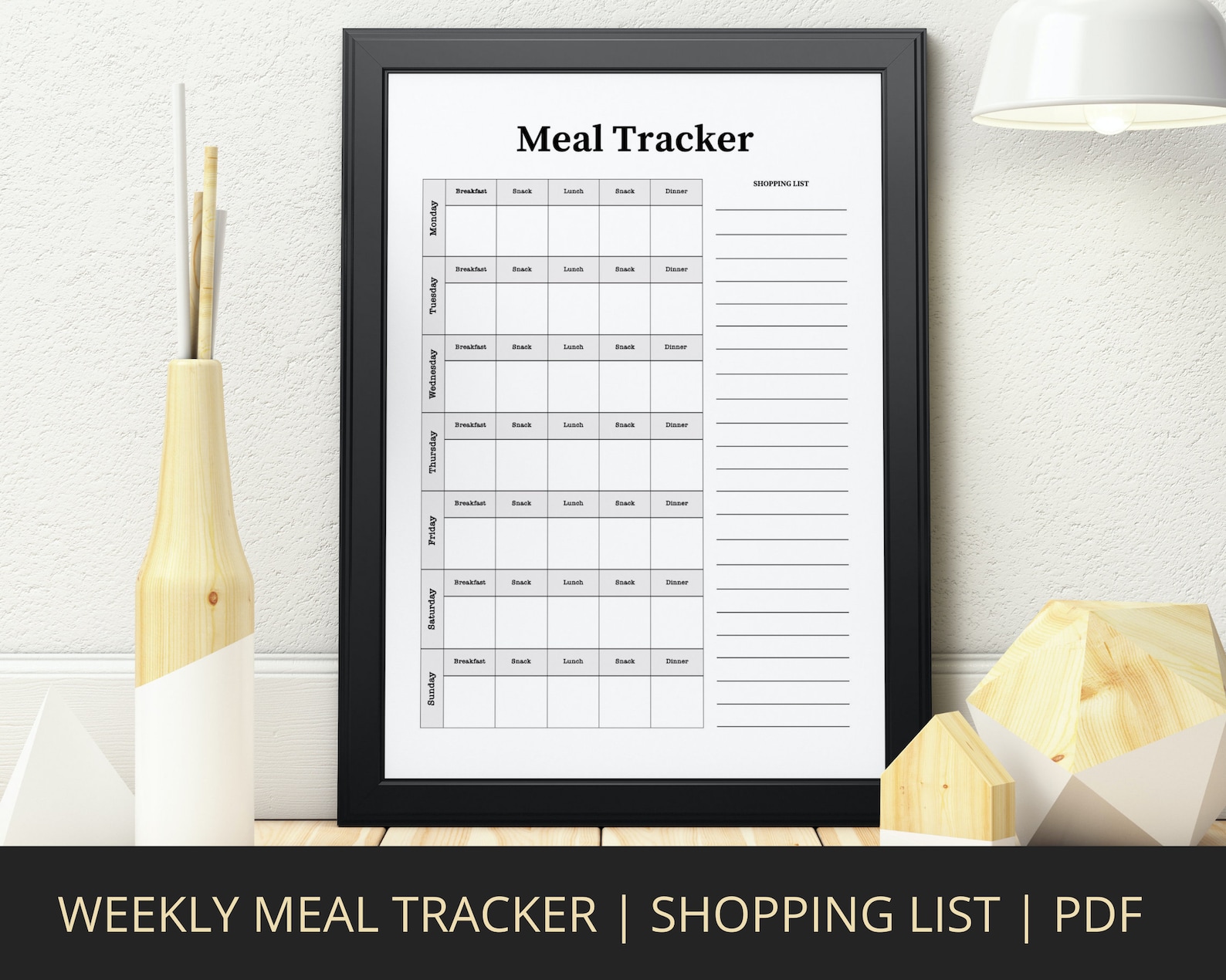 Weekly Meal Tracker Printable PDF and PNG A4 Etsy Weekly Meal Tracker Printable PDF and PNG A4 Etsy