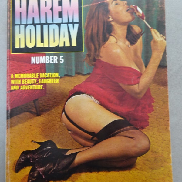 HAREM HOLIDAY No. 5 US  ca. 1965  Anthology Sammelband Magazine High Heels Elmer Batters Stockings Garters Lace Nylon Pin Up Vintage