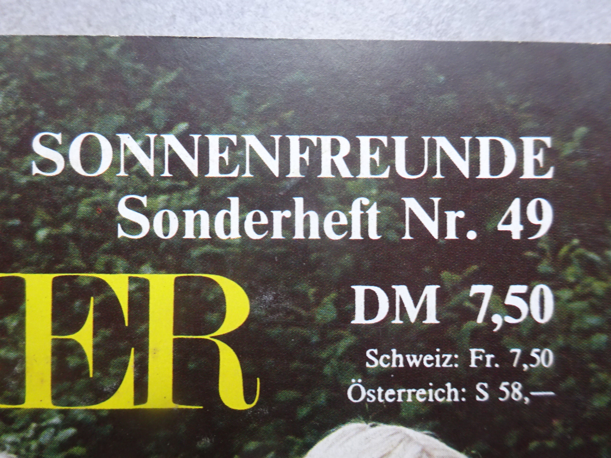 Sonnenfreunde Nummer 49 FKK Zeitschrift Magazin Heft - Etsy.de