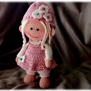 Modello all'uncinetto Fiore Troll Elfie - Regalo bambola Primavera Compleanno Vacanza Coccole Fiori Coccole bambola - Amigurumi PDF tedesco