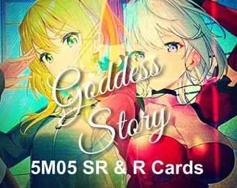 Waifu Cards | Goddess Story | 5M05 SR & R Cards | Collectible Waifu Trading Cards-