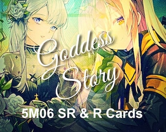 Waifu Cards | Goddess Story | 5M06 SR & R Cards | Collectible Waifu Trading Cards-