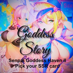 Goddess Story Cards Senpai Goddess Haven II Sp, ZR, & MR cards - collectible waifu trading cards