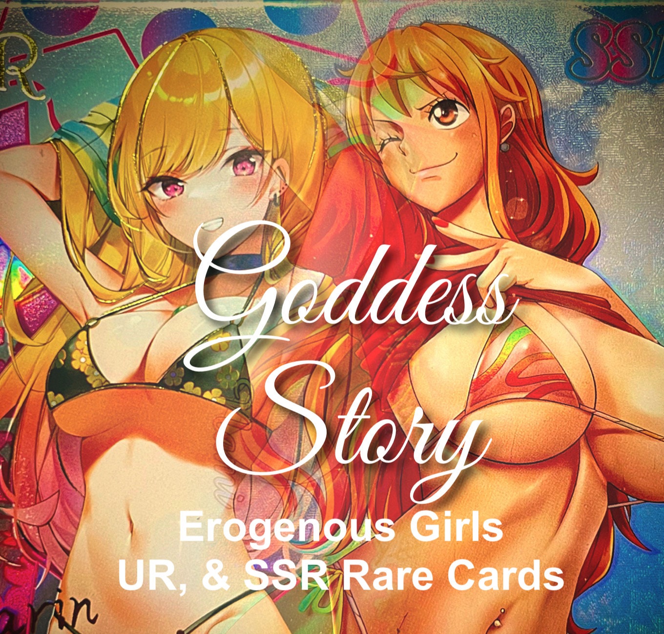 Goddess Story Cards Erogenous Girls UR and SSR Rare cards - collectible waifu trading cards-  Mature