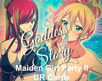 Goddess Story Cards - Maiden Girl Party II UR Cards - Collectible Waifu Trading Cards-